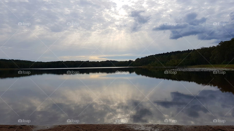 Reflection on the lake - spegelblank sjö 
