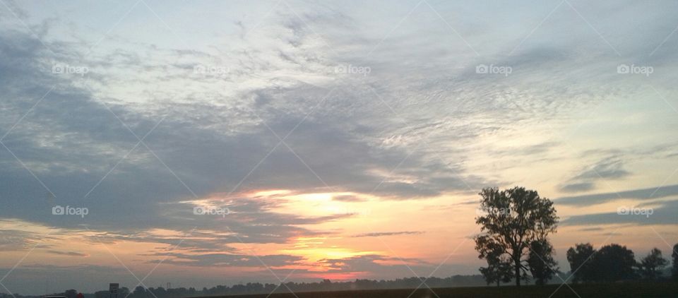 pretty painted clouds