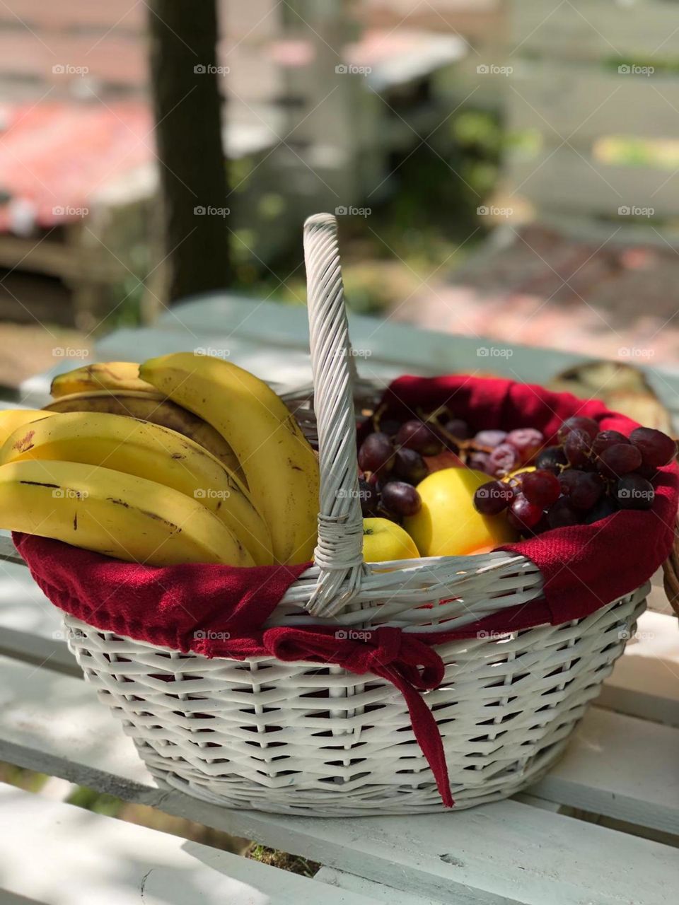 summer picnic, fruits