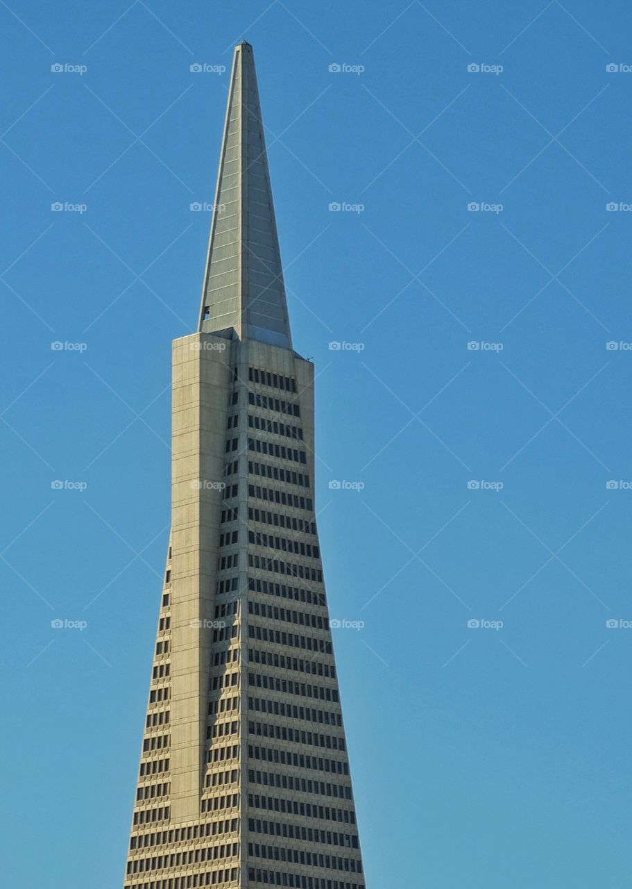 San Francisco Skyscraper. San Francisco's Iconic Transamerica Pyramid
