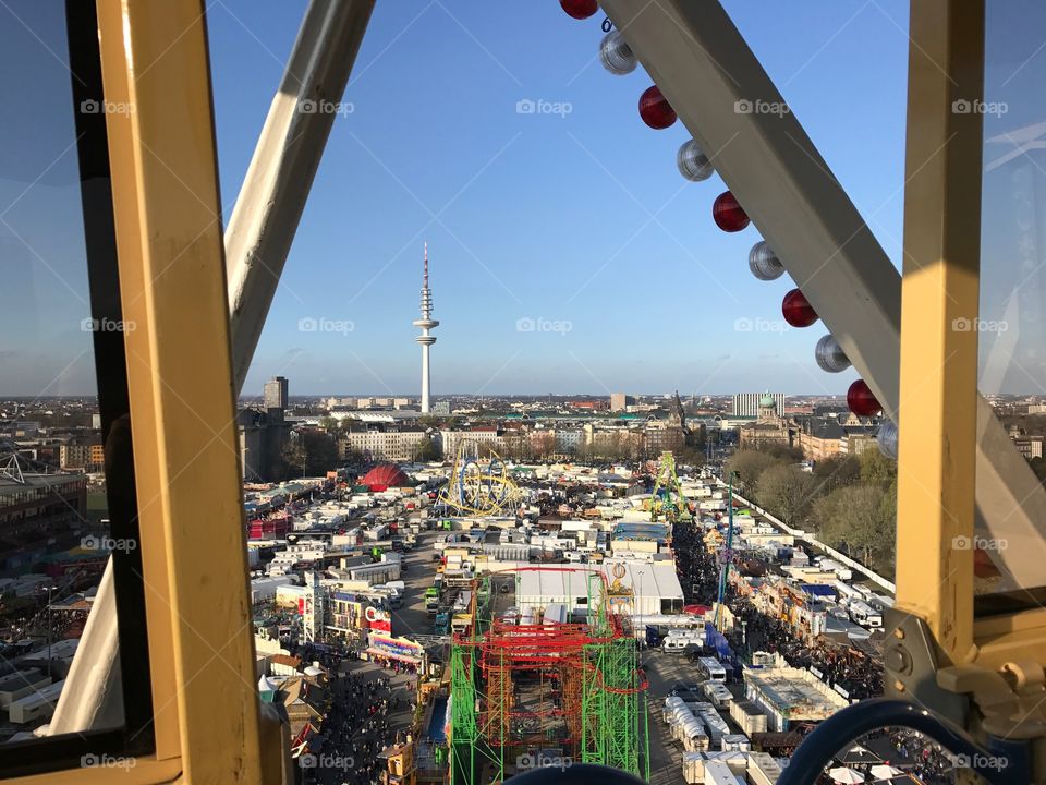 Riesenrad in Hamburg 