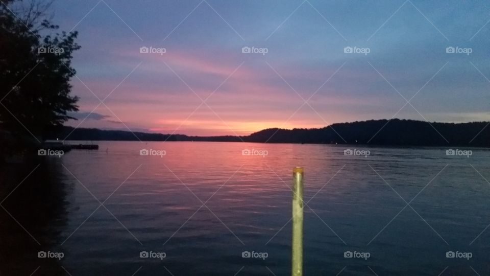 Sunset at Lake Monroe