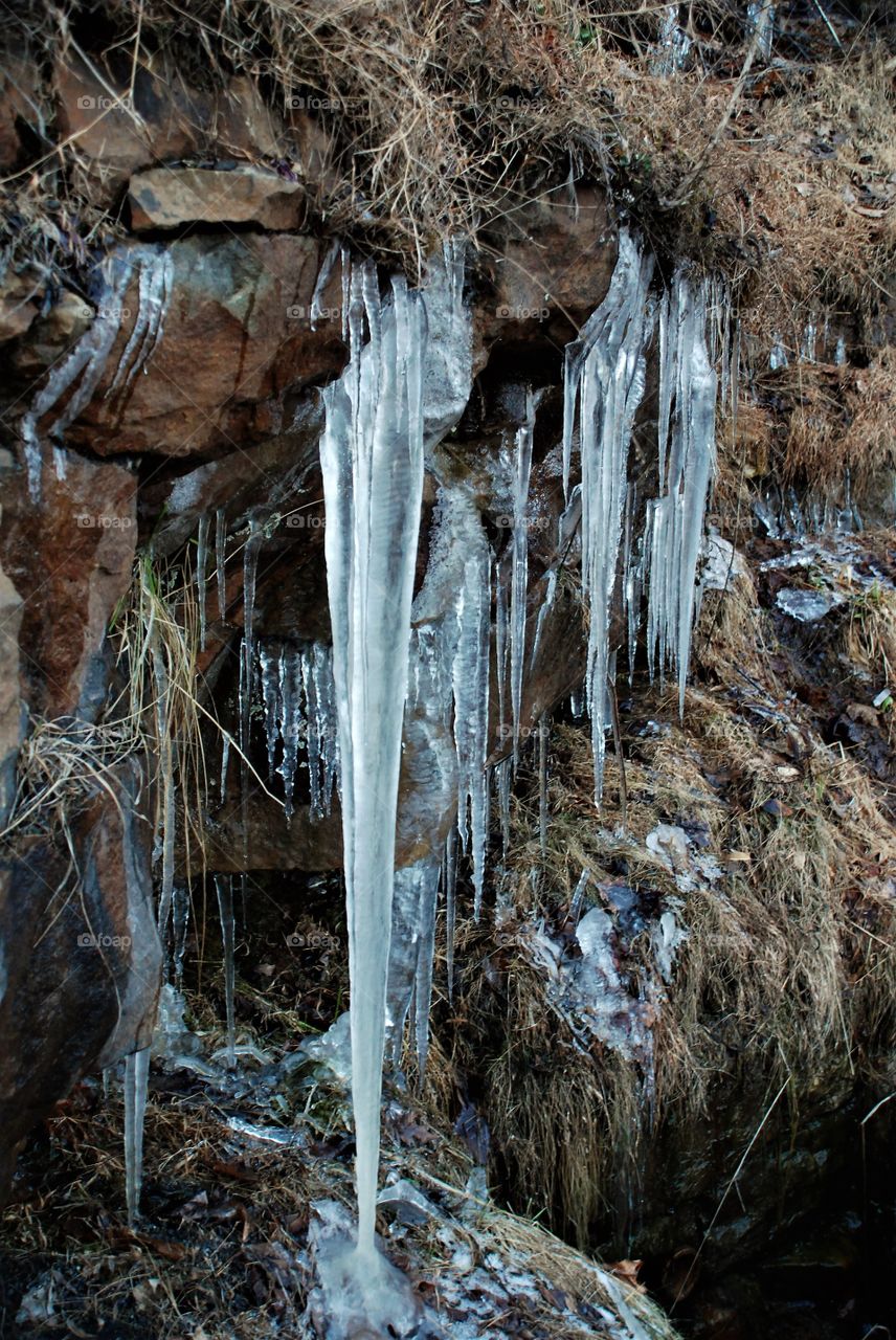 Mountain icicles 