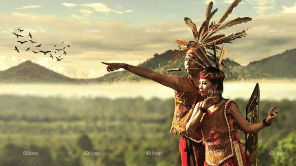 Dayak, Borneo