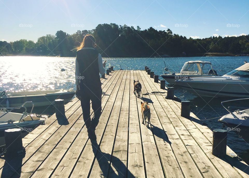 When you walk your dogs along the beautiful Swedish archipelago. A moment your camera just can't stay in your pocket.