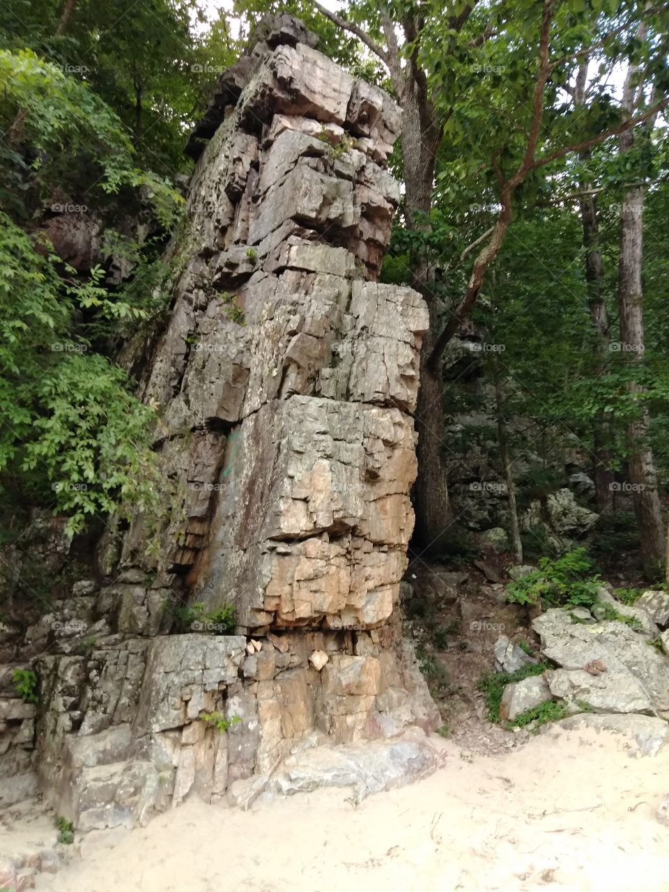 Awesome looking rock formation.