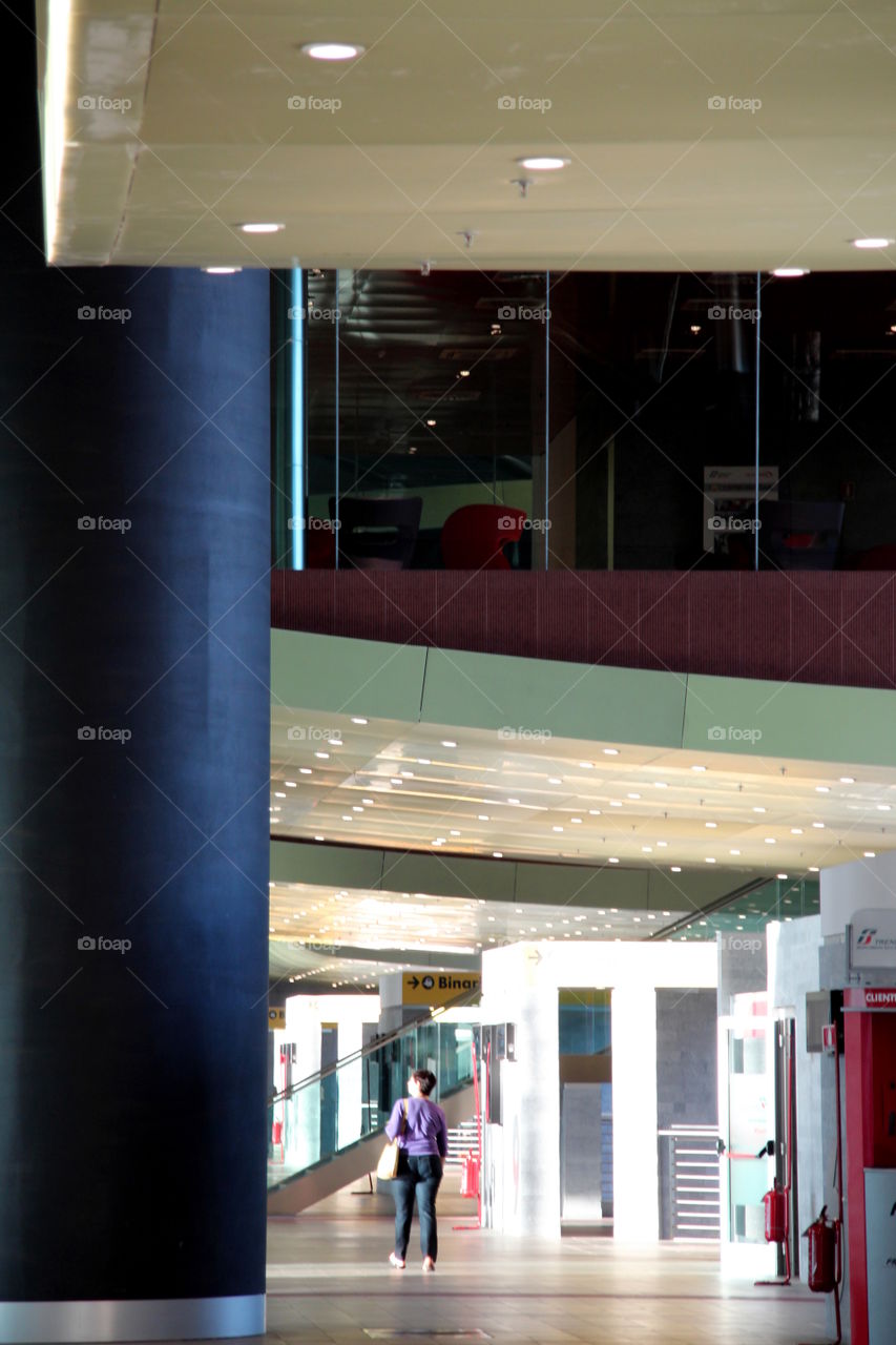 people in the train station in rome