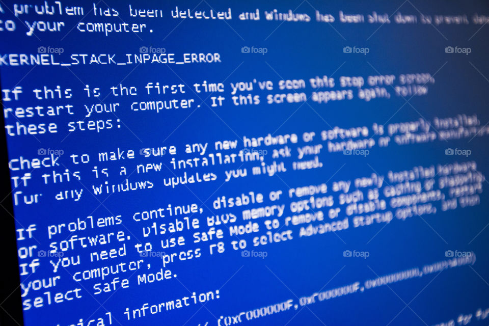 Computer crash