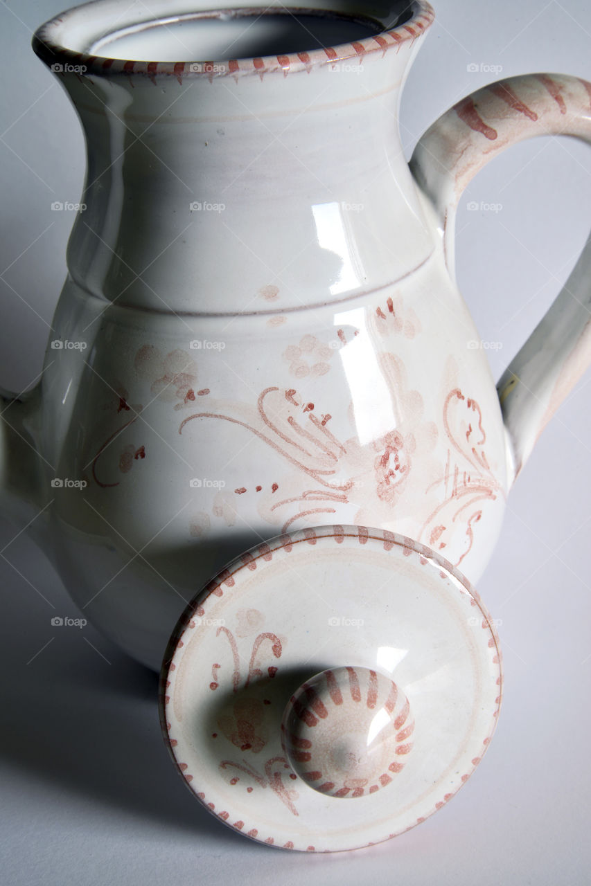 Studio shot of teapot