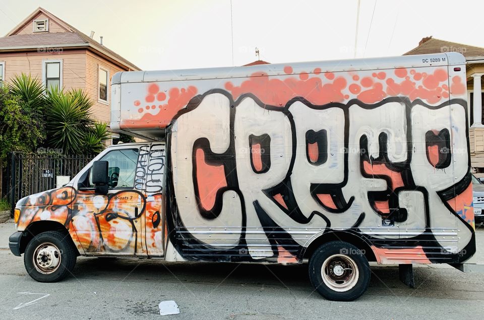 Another in the album entitled “Graffiti Trucks”. A compilation of both mediocre and highly skilled autonomous hood artists in the Bay Area. California 