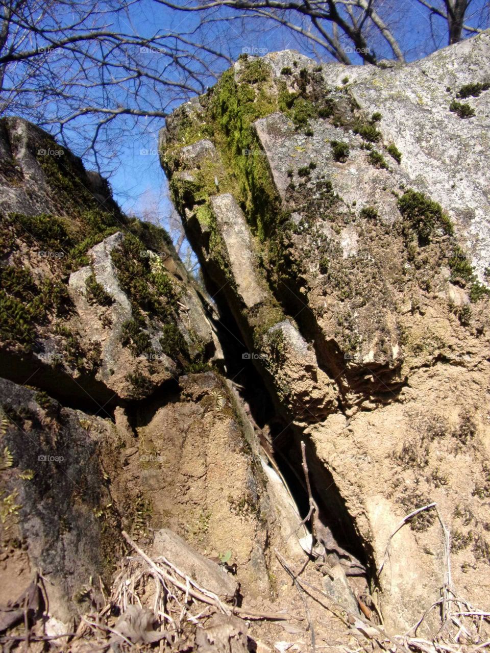 Natural rock forms