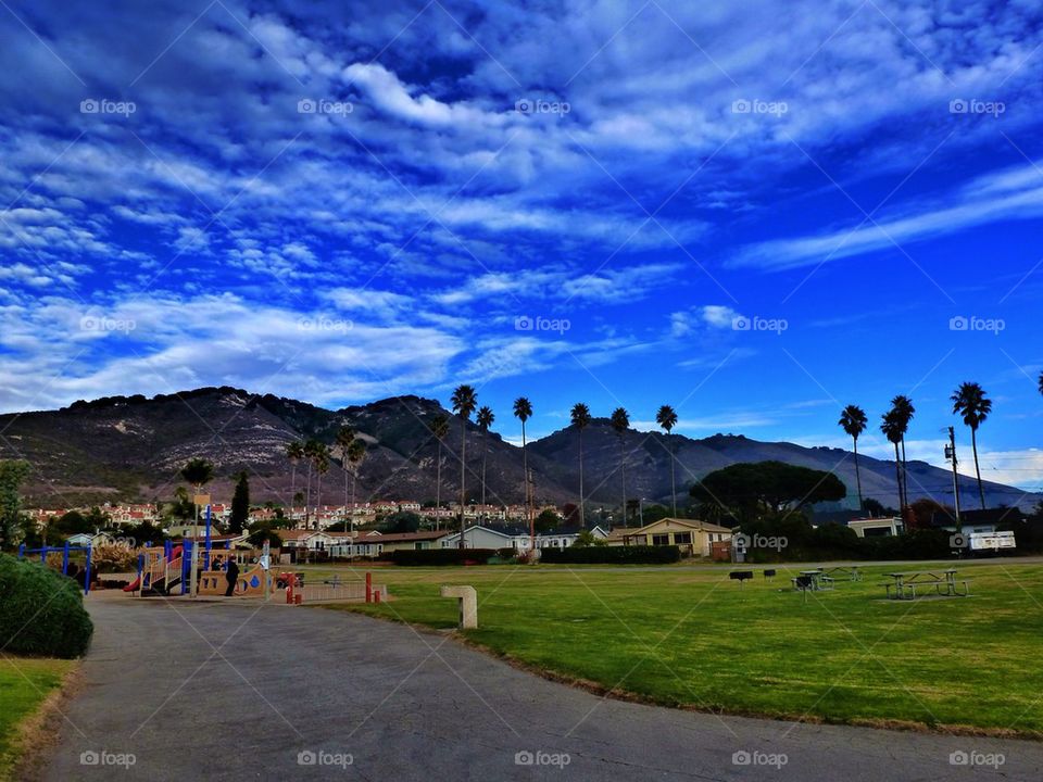 Playground by the sea