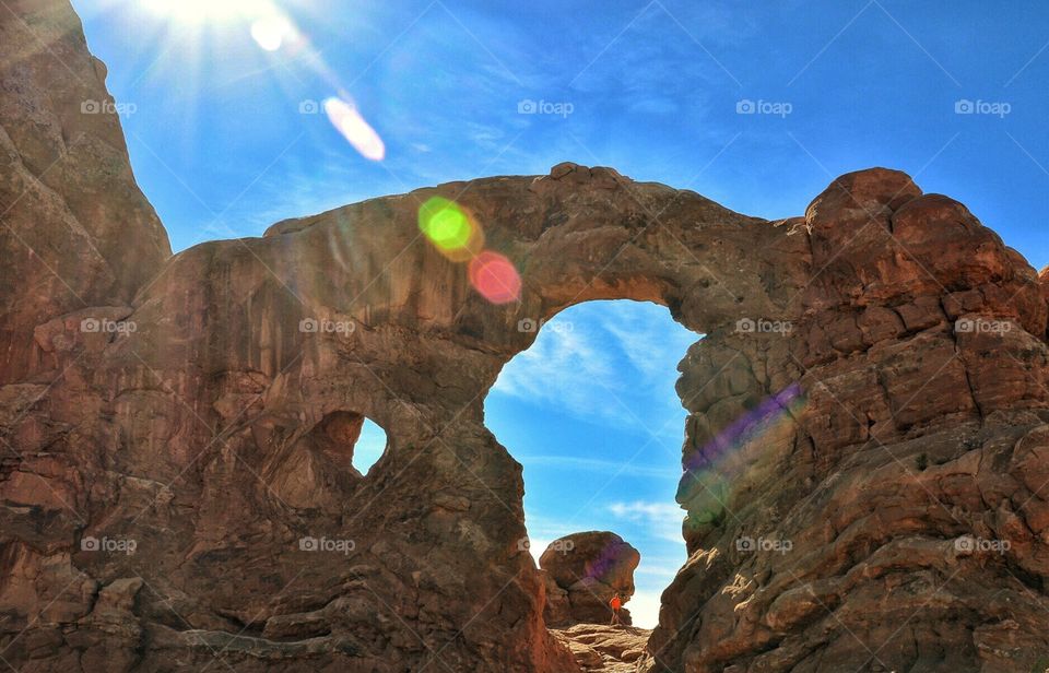 Person in the Arch