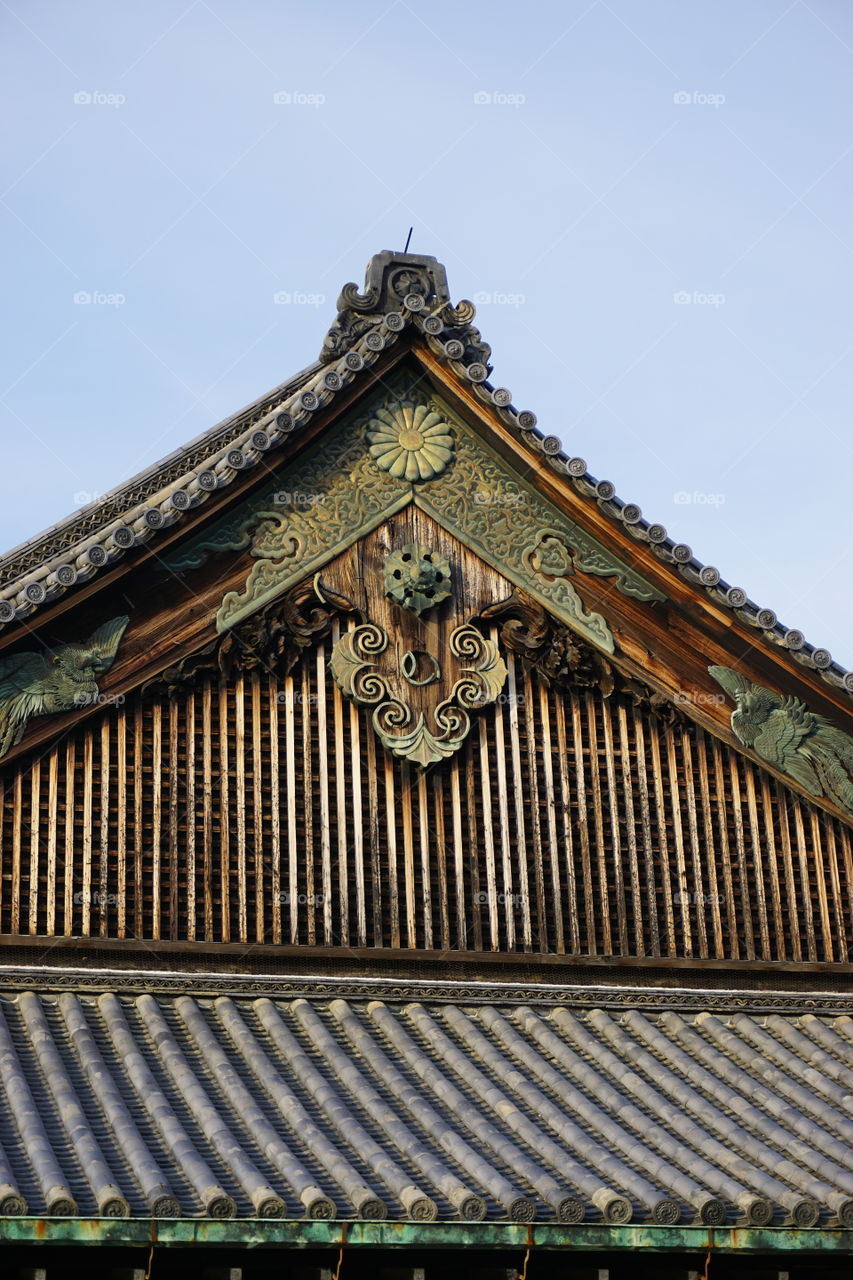 Japanese Roof with flashing