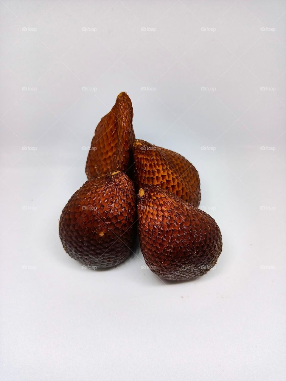 Snakefruit isolated on the white background