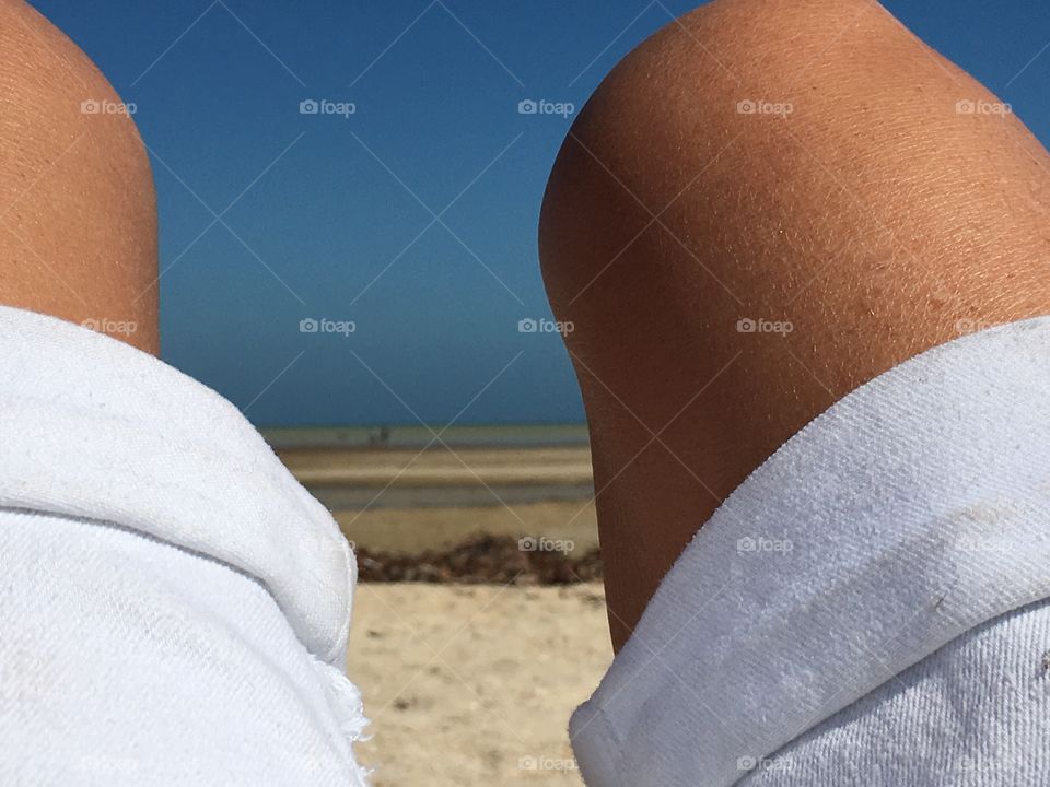 Point of view beach ocean scene south Australia 