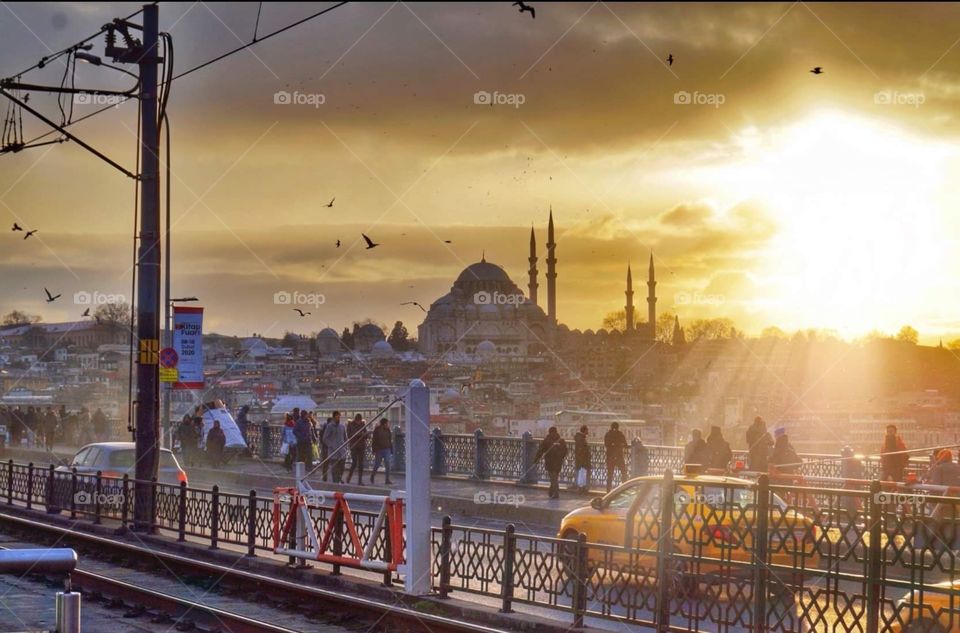 Magical Weather over Istanbul 