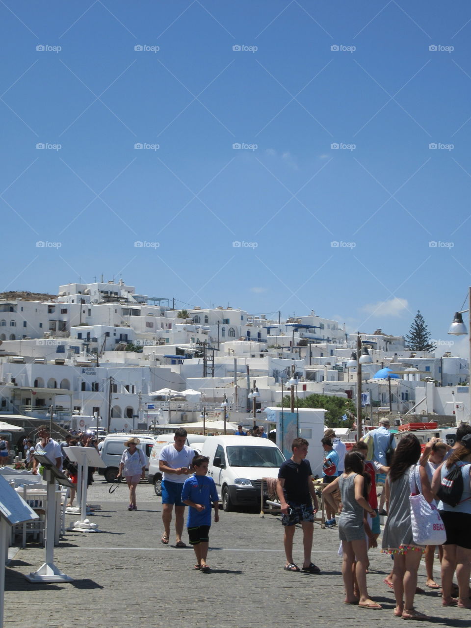 City square paros greece
