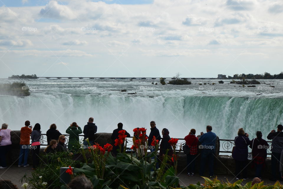 At the falls