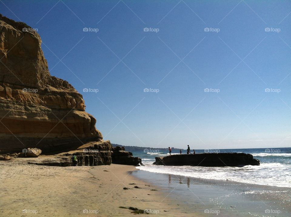 Beautiful cliffs and beach