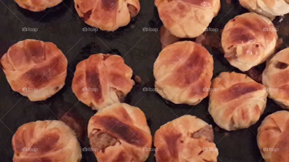 pies  of puff  pastry