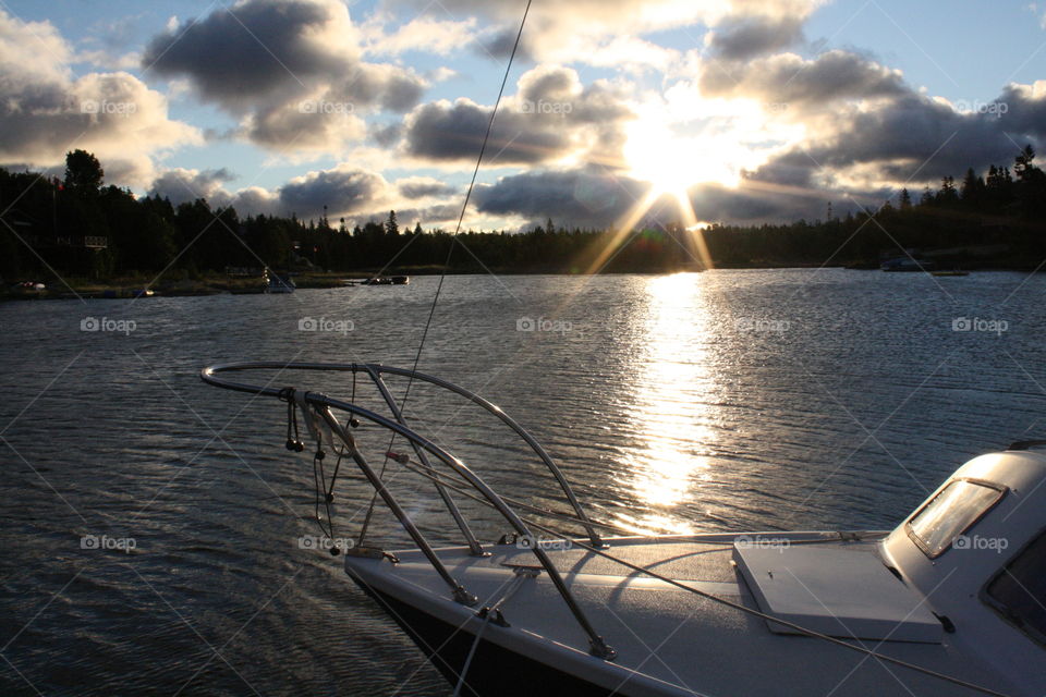 Sunrise on the lake