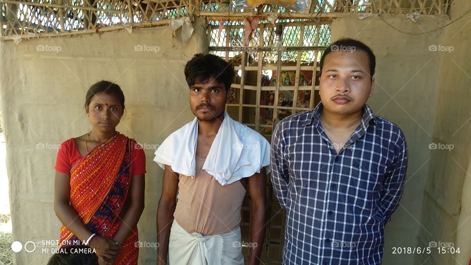 people from Assam village
