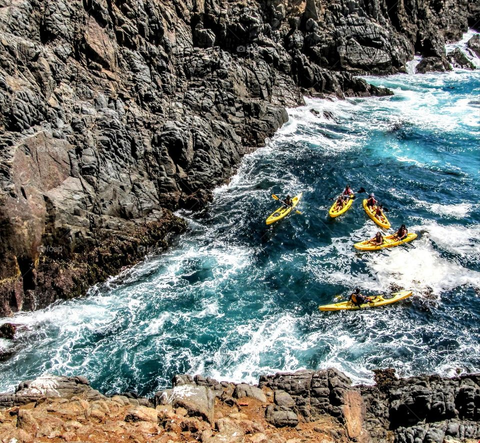 ocean kayaking la bufadero ensenada