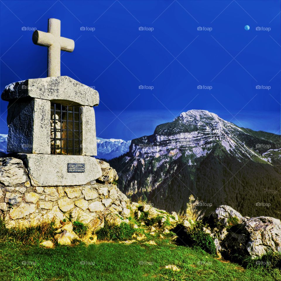 Calvary. French Alps
