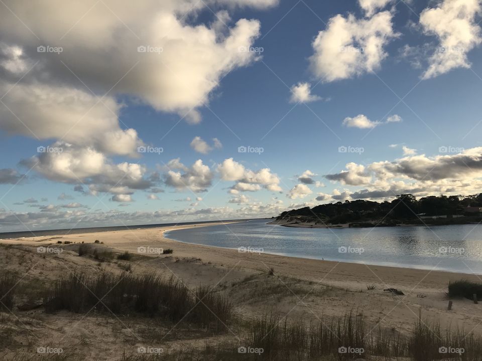 the water and the sky being oneself
