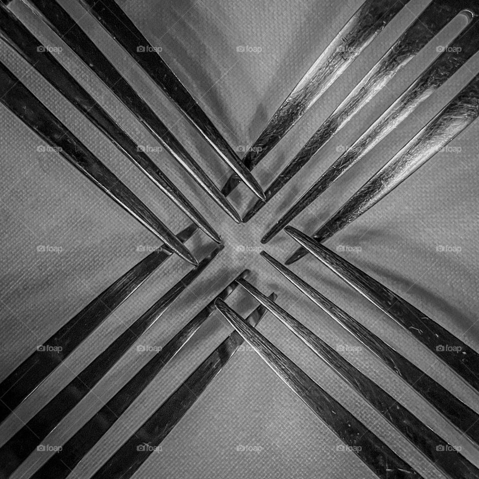 Four Forks Patterns (B&W)