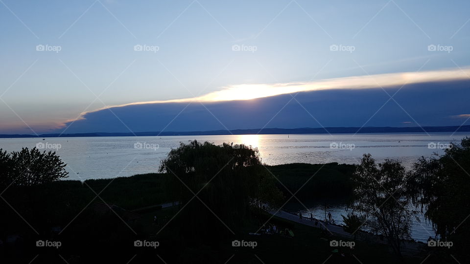Balaton lake Siofok Hungary