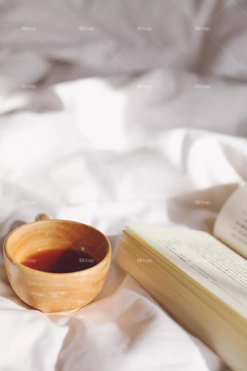 Coffee and book 