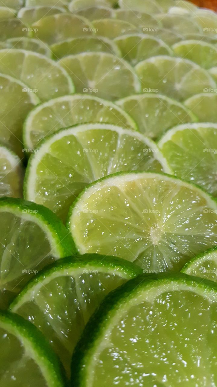 Fresh cut lime