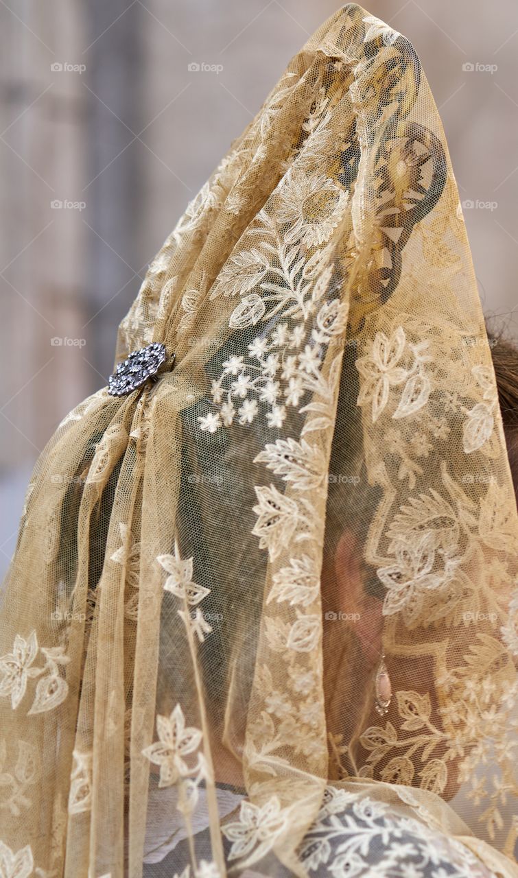 Mantilla Española