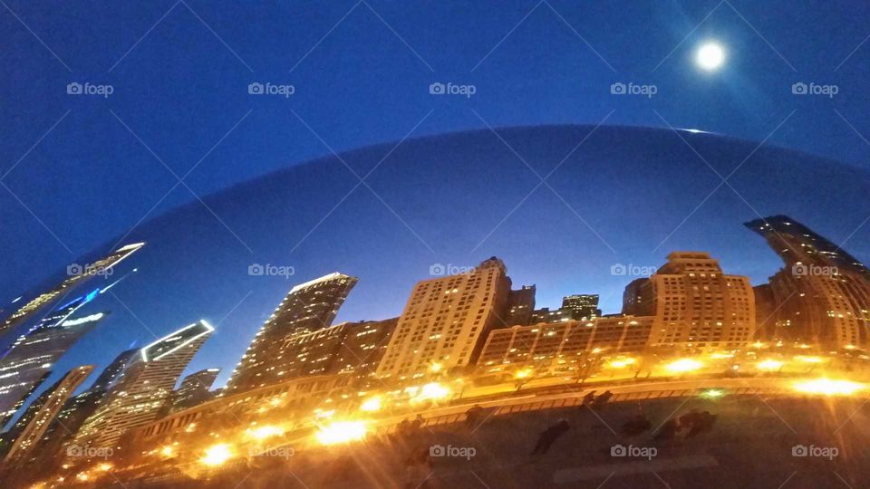 A night at the bean - Chicago