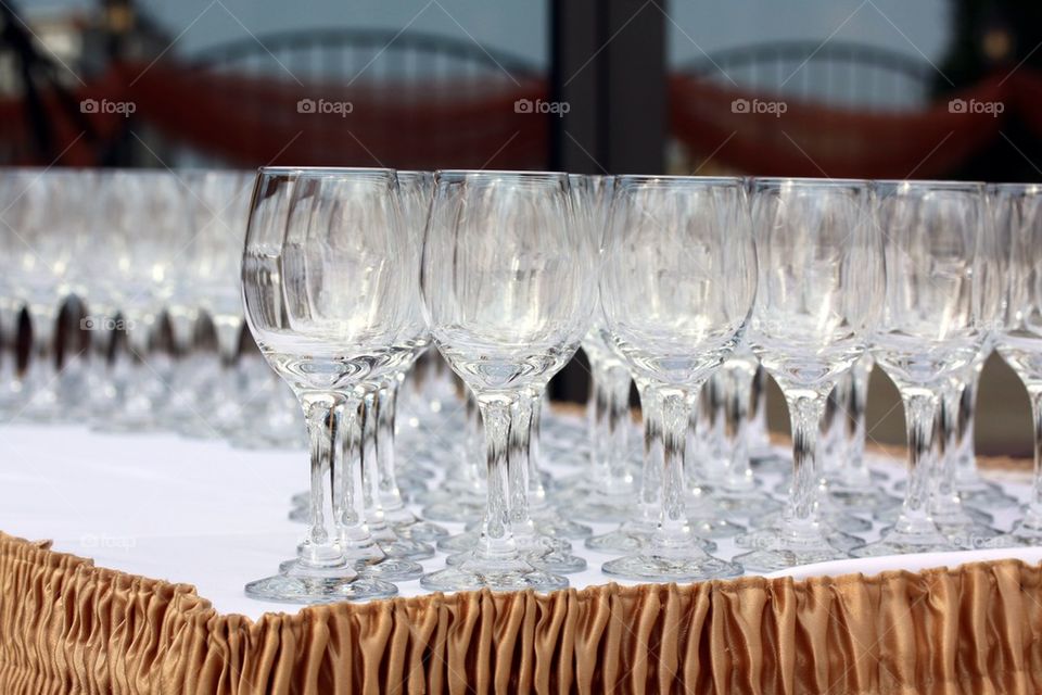 Ready for welcome drink