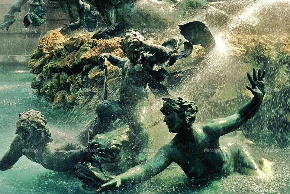 Monument to the Girondins in Place des Quinconces in Bordeaux