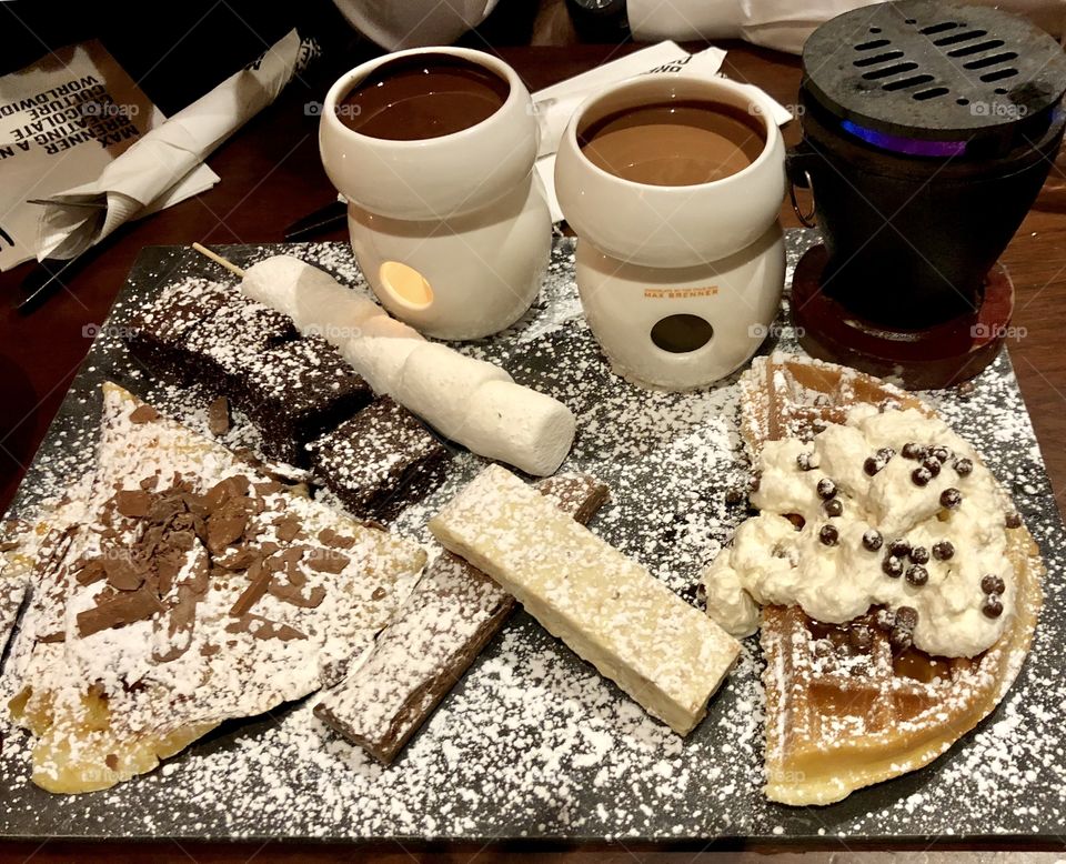 Chocolate heaven at Max Brenner 
