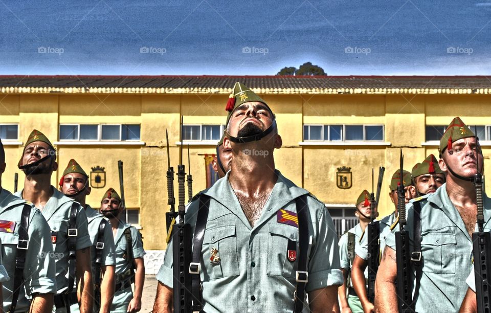 20 de Septiembre del 2014, parada militar en García Aldave. Ceuta. Aniversario de la Legión.