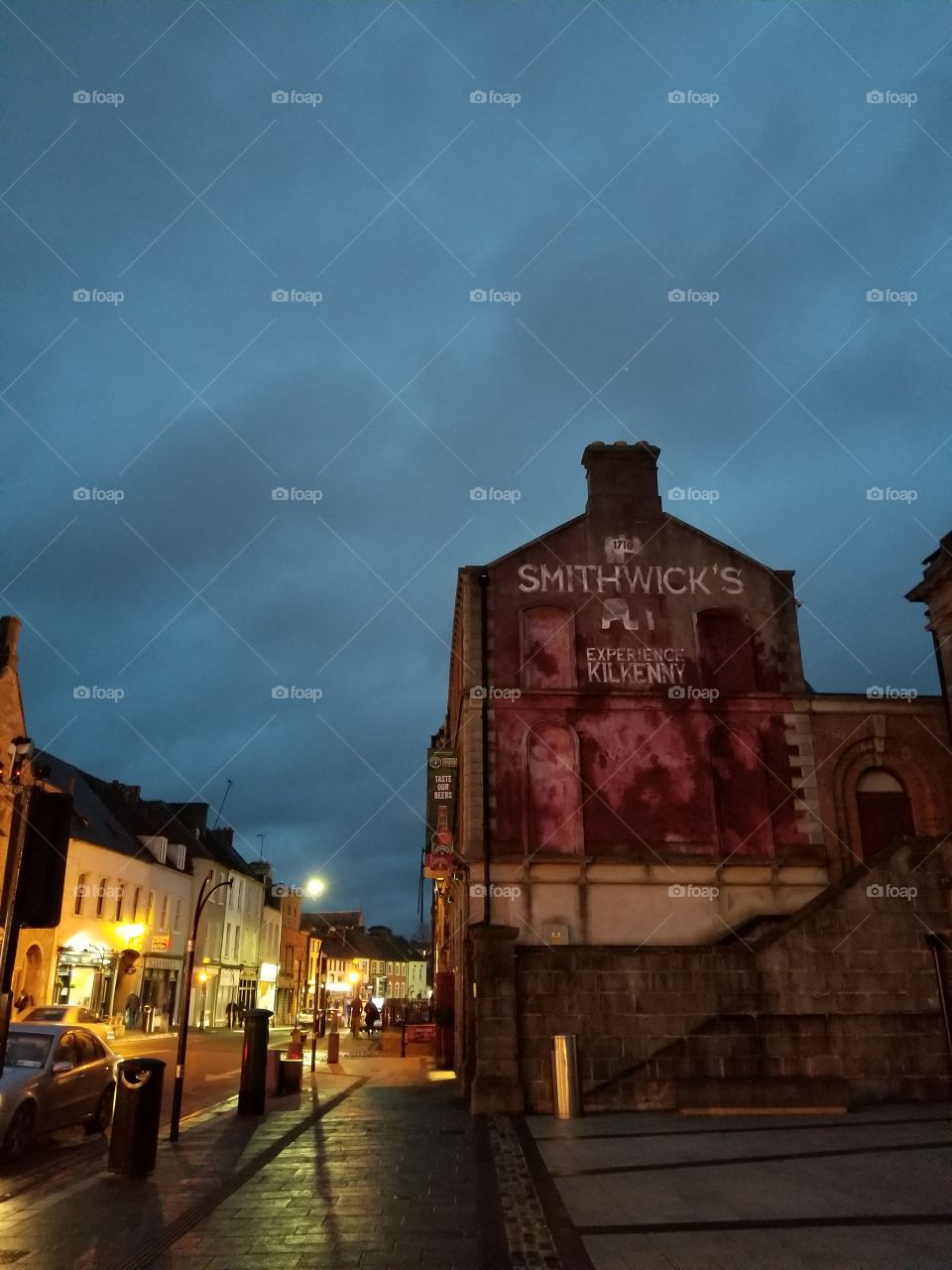 The old Smithwick's Brewery after hours