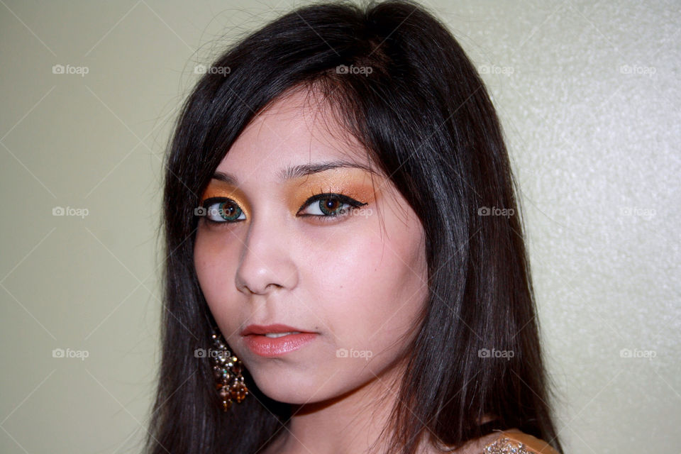 model portrait female asian by uzzidaman