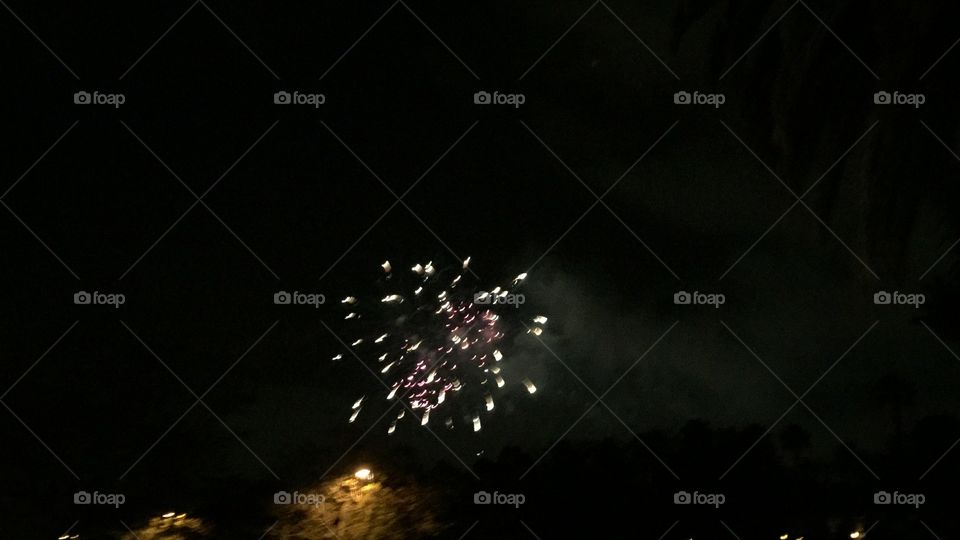 Fireworks at Disneyland in Anaheim, CA. Copyright © CM Photography. May 2019.