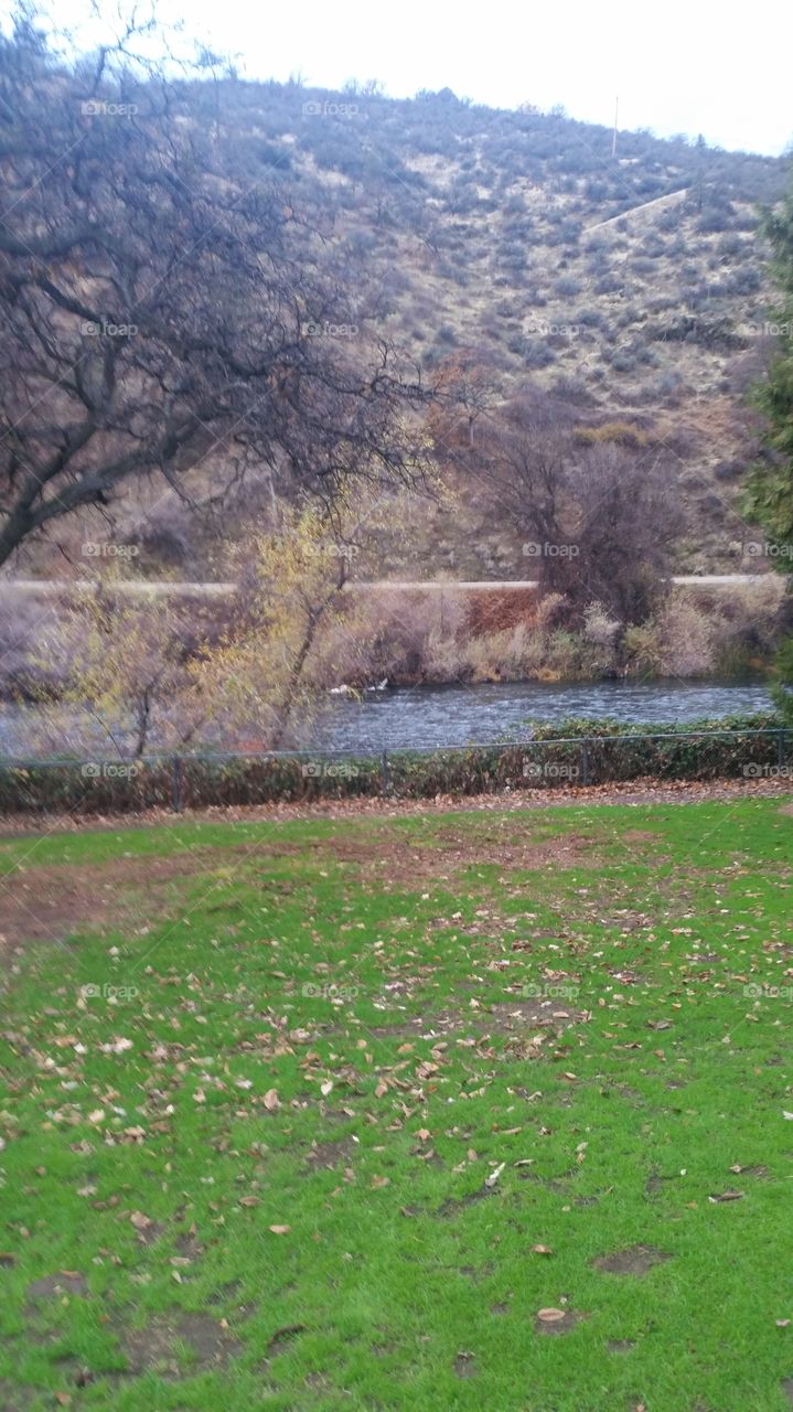 River Scene in California