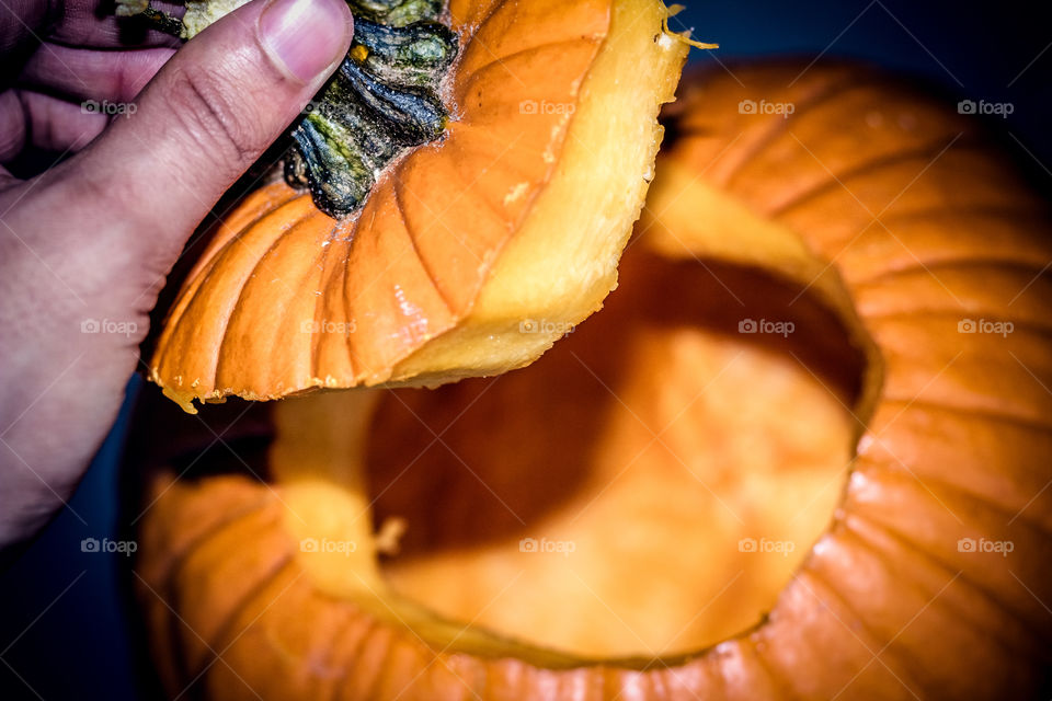 Carving a Pumpkin
