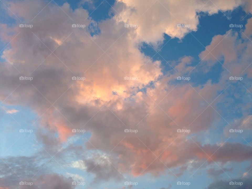 Cotton candy . Sky high