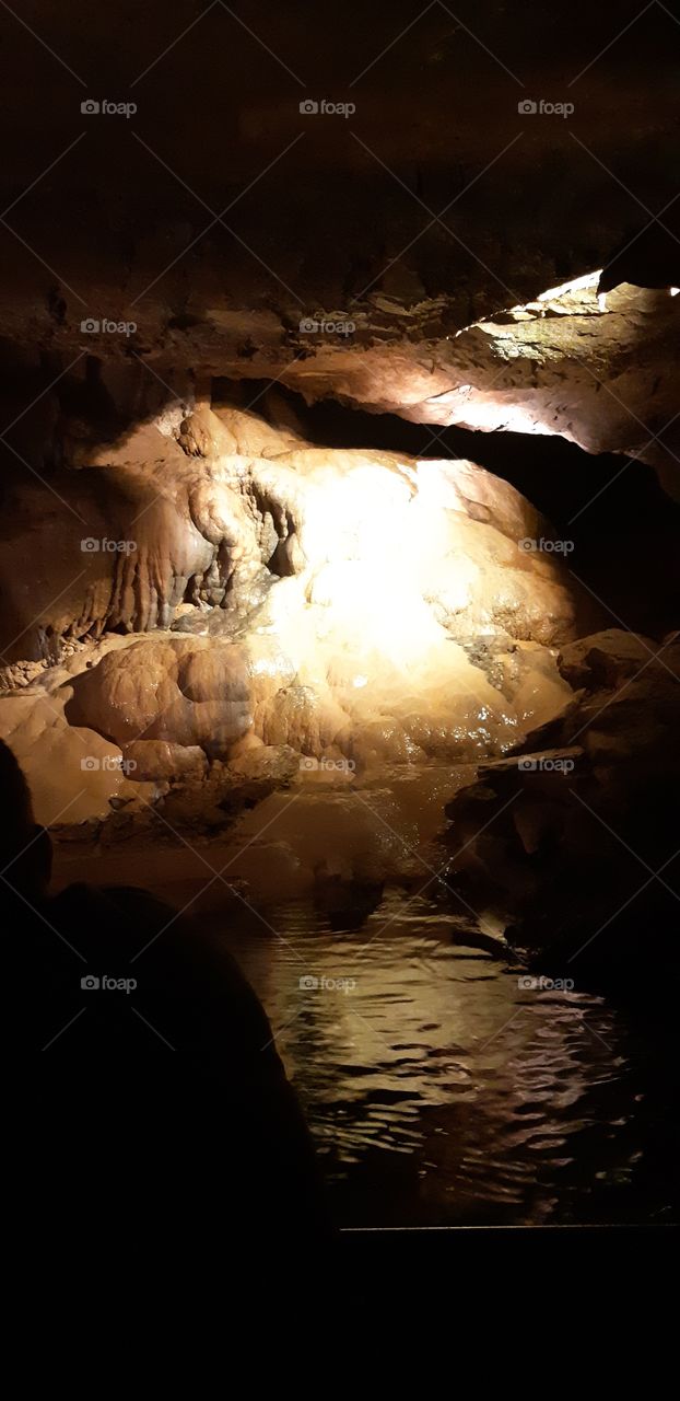 Inside the cavern