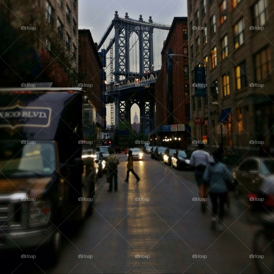 bridge new york manhattan brooklyn by darrellalonzi
