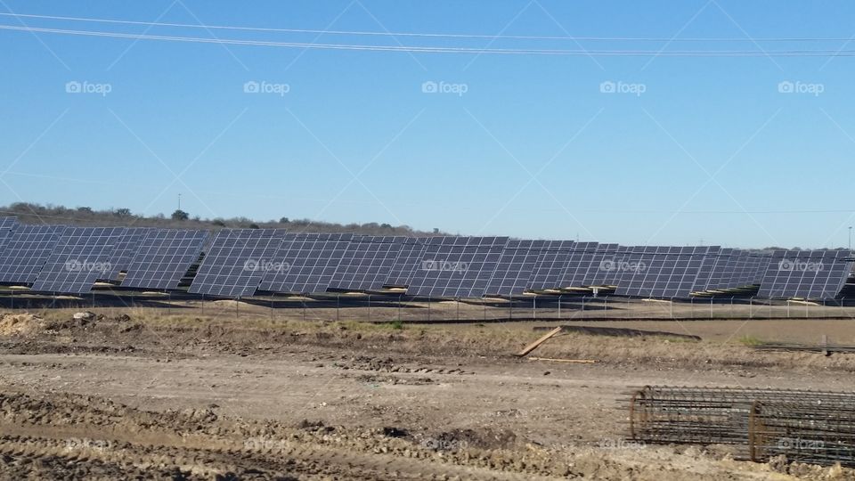 Solar Farm. Solar Farm in San Antonio Texas.