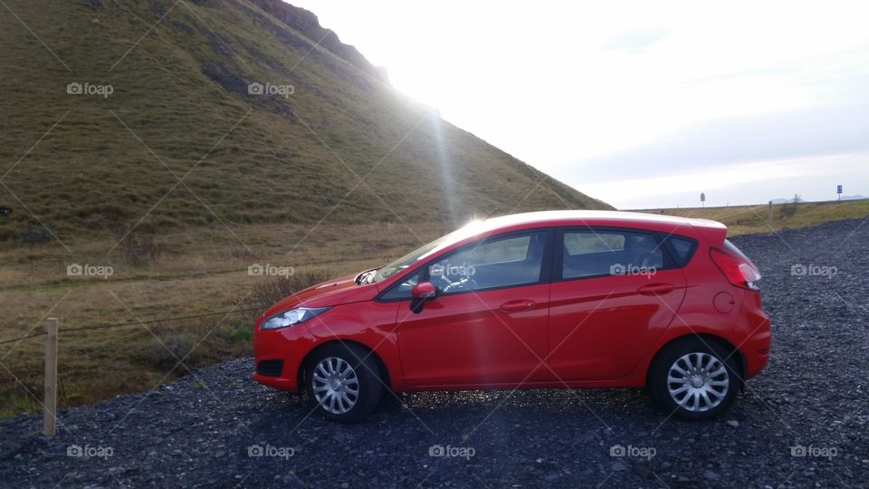 Ford Fiesta in Iceland